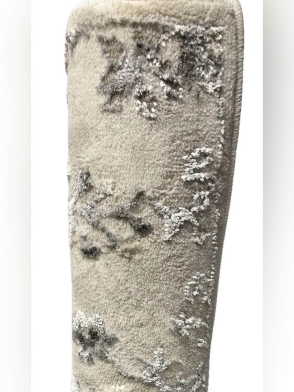 Briton Zorto Runner Foliage Gray Cream Rug 2’2”x 6’ G18916